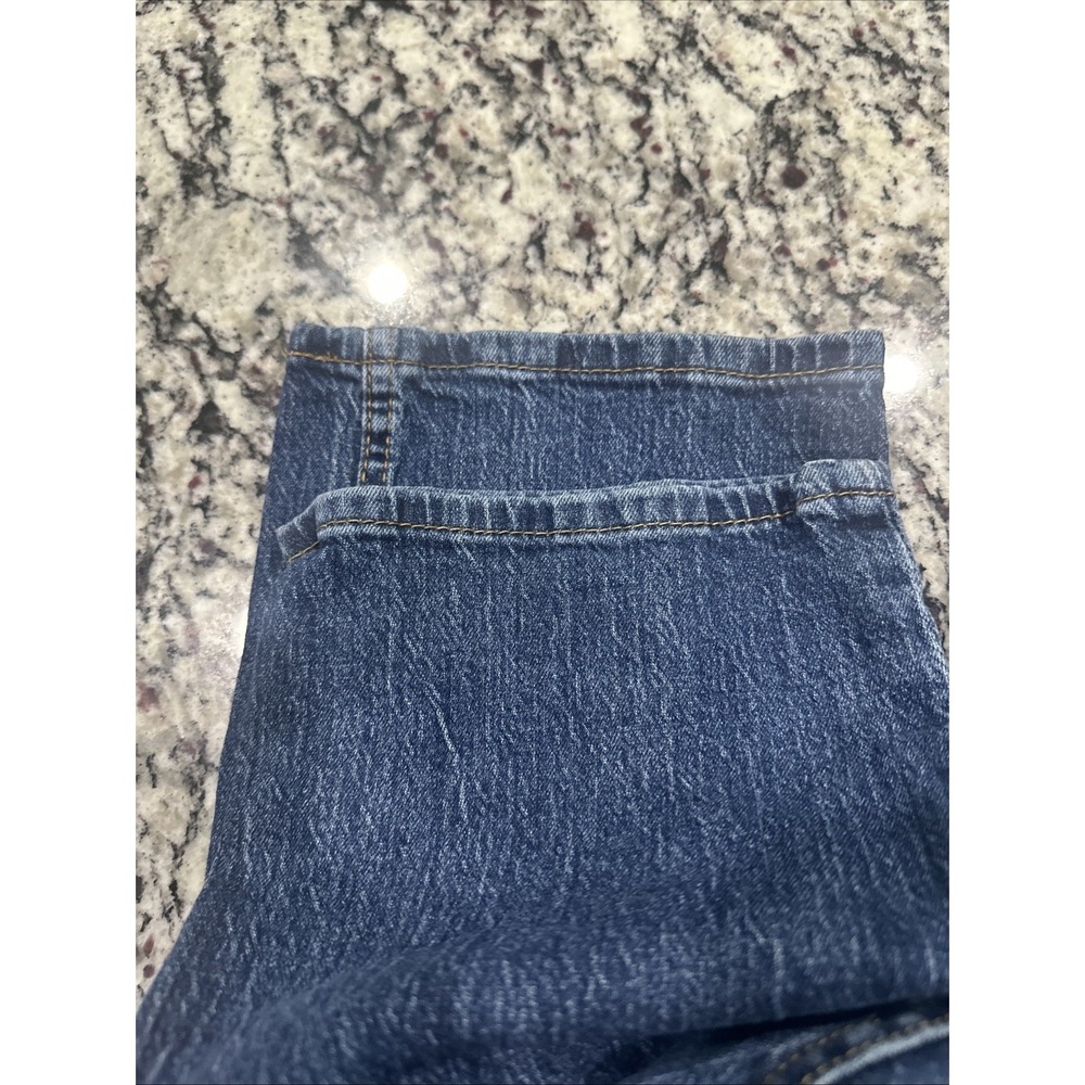 Levis 559 Jeans Mens 34x34 Blue Relaxed Straight Dark Wash Denim Pants - Picture 4 of 9